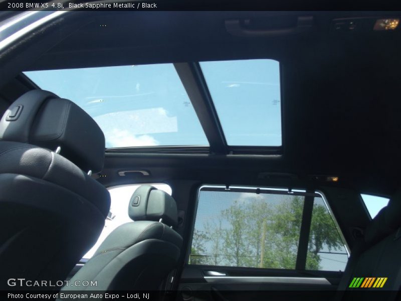 Black Sapphire Metallic / Black 2008 BMW X5 4.8i