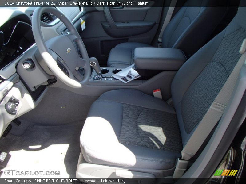Cyber Grey Metallic / Dark Titanium/Light Titanium 2014 Chevrolet Traverse LS