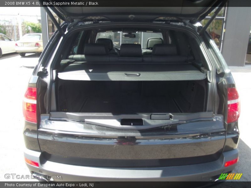 Black Sapphire Metallic / Black 2008 BMW X5 4.8i