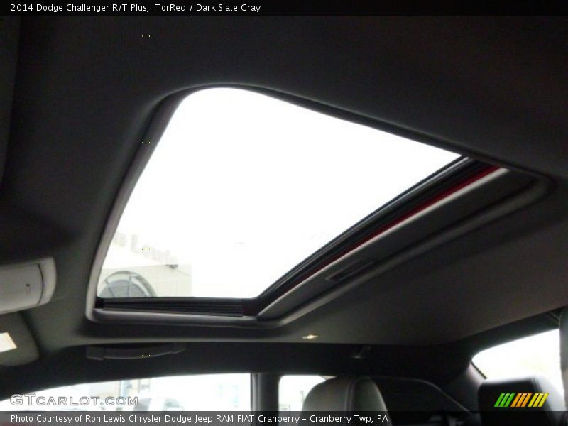 TorRed / Dark Slate Gray 2014 Dodge Challenger R/T Plus