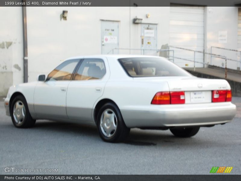 Diamond White Pearl / Ivory 1999 Lexus LS 400