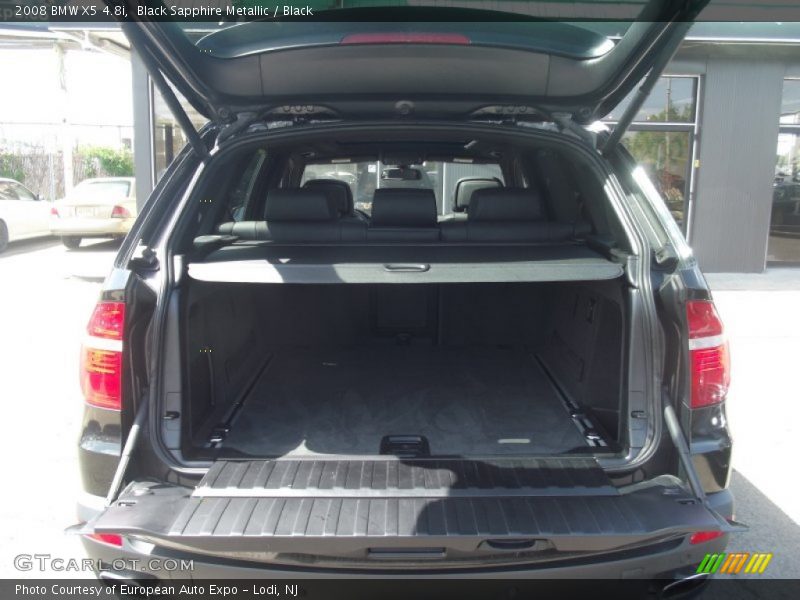 Black Sapphire Metallic / Black 2008 BMW X5 4.8i