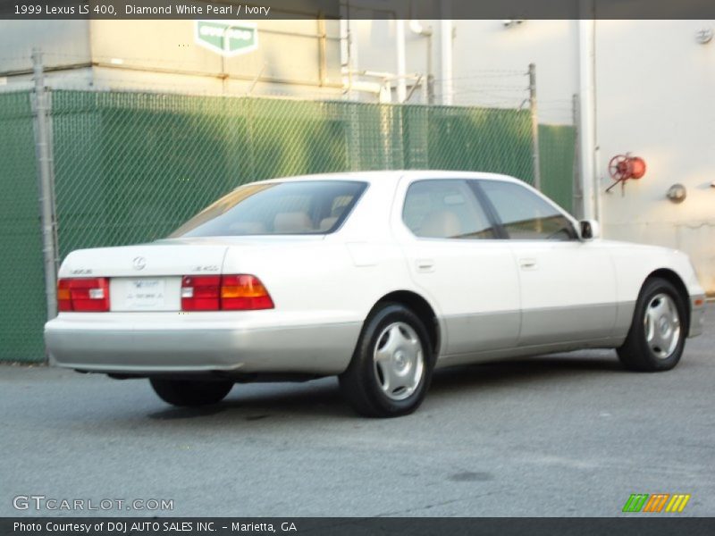 Diamond White Pearl / Ivory 1999 Lexus LS 400