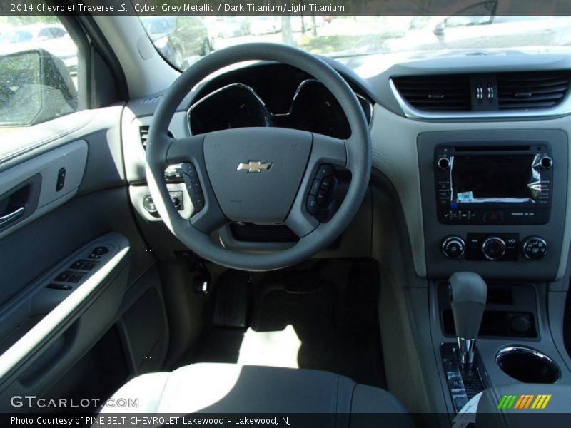 Cyber Grey Metallic / Dark Titanium/Light Titanium 2014 Chevrolet Traverse LS