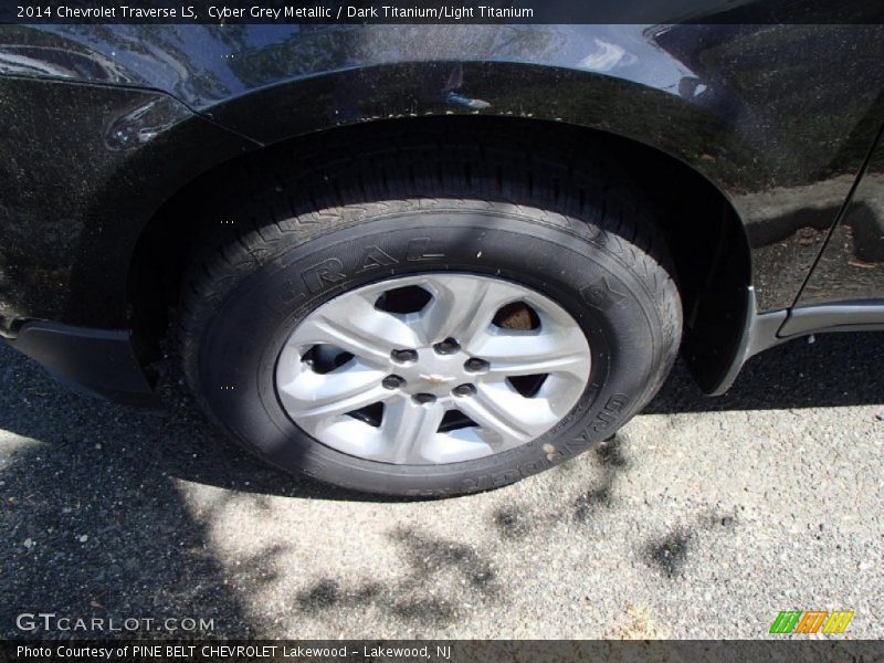 Cyber Grey Metallic / Dark Titanium/Light Titanium 2014 Chevrolet Traverse LS