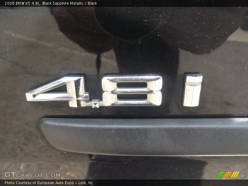 Black Sapphire Metallic / Black 2008 BMW X5 4.8i