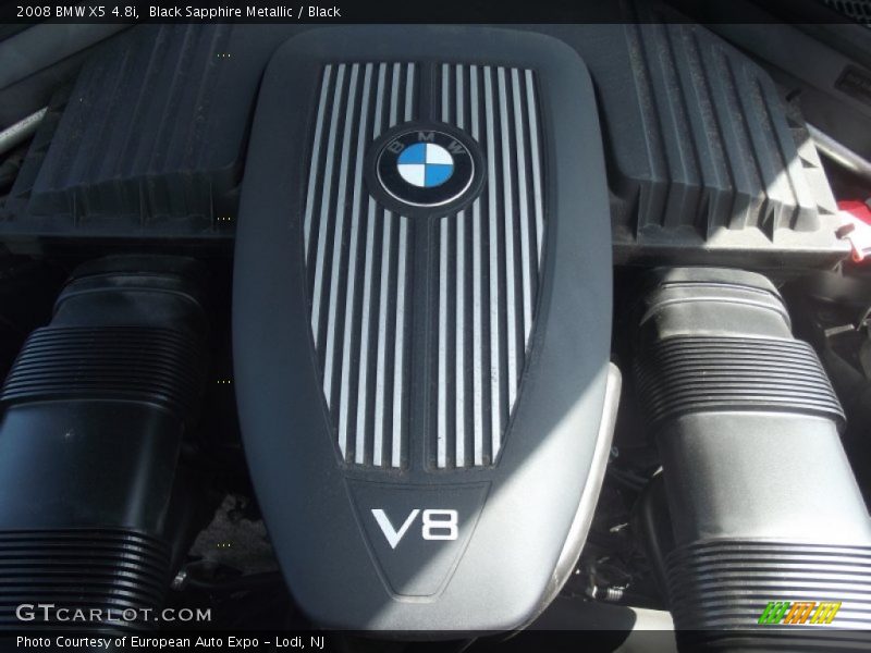Black Sapphire Metallic / Black 2008 BMW X5 4.8i