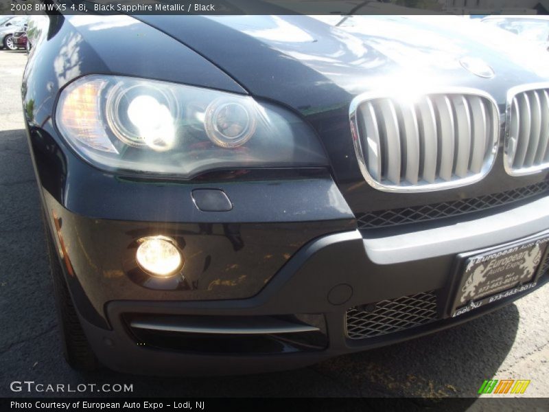 Black Sapphire Metallic / Black 2008 BMW X5 4.8i