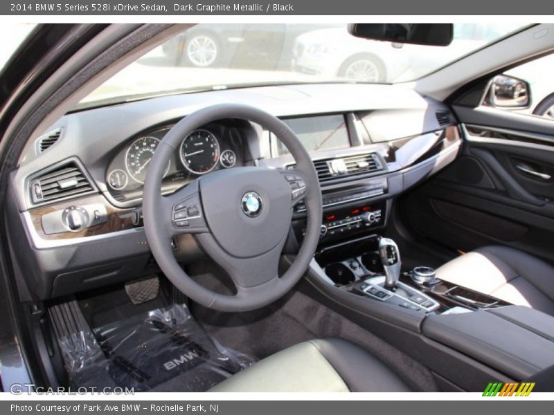 Dark Graphite Metallic / Black 2014 BMW 5 Series 528i xDrive Sedan