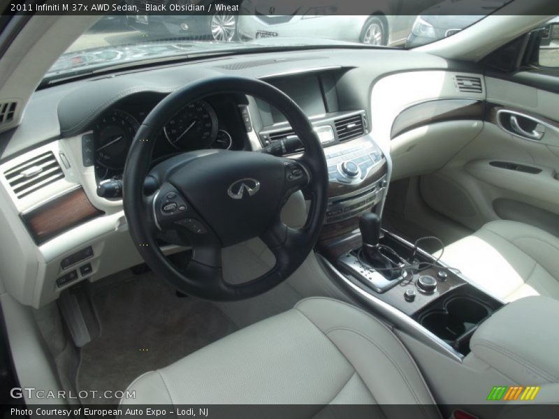 Black Obsidian / Wheat 2011 Infiniti M 37x AWD Sedan