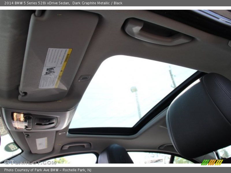 Dark Graphite Metallic / Black 2014 BMW 5 Series 528i xDrive Sedan