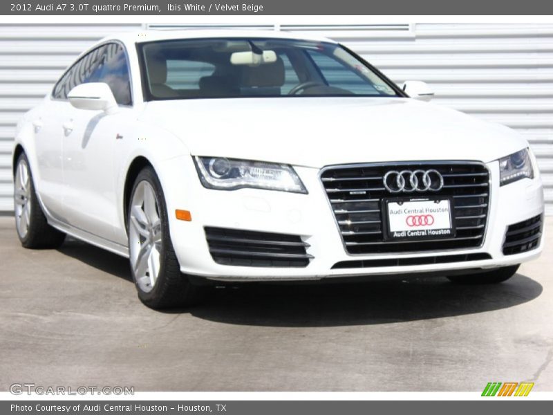 Ibis White / Velvet Beige 2012 Audi A7 3.0T quattro Premium