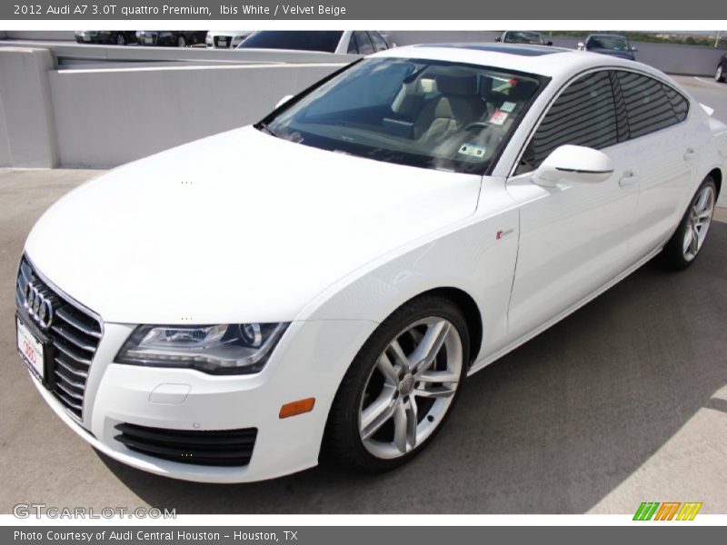 Ibis White / Velvet Beige 2012 Audi A7 3.0T quattro Premium