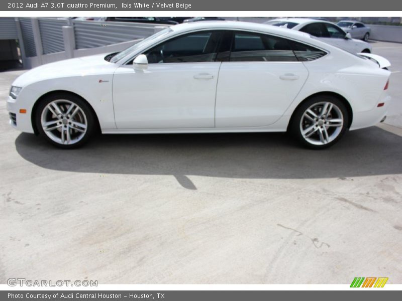 Ibis White / Velvet Beige 2012 Audi A7 3.0T quattro Premium