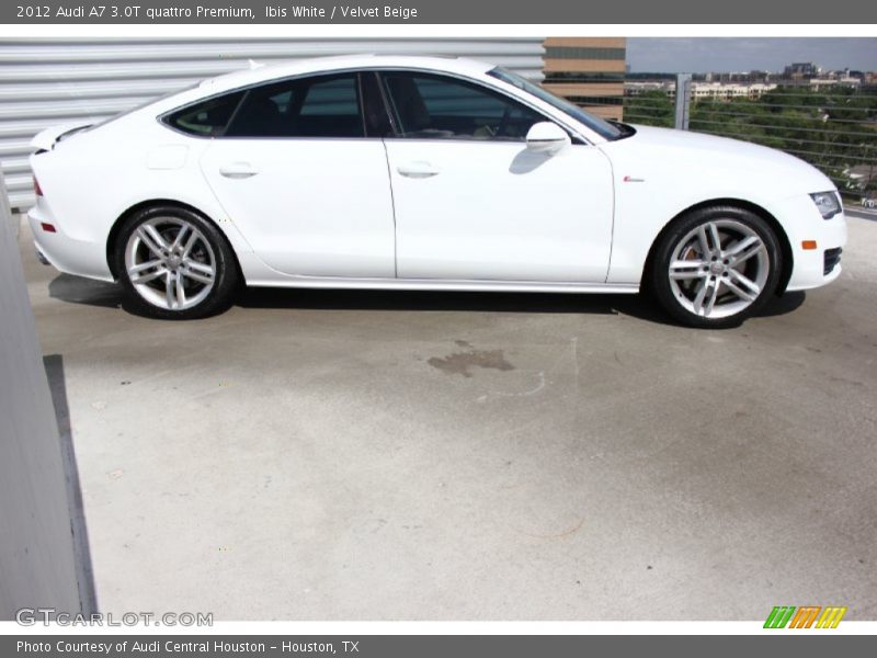Ibis White / Velvet Beige 2012 Audi A7 3.0T quattro Premium