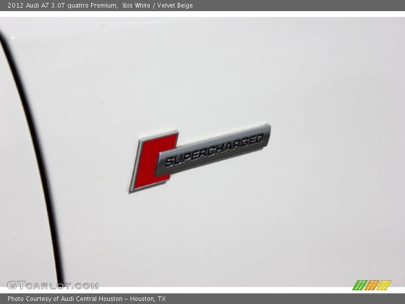 Ibis White / Velvet Beige 2012 Audi A7 3.0T quattro Premium