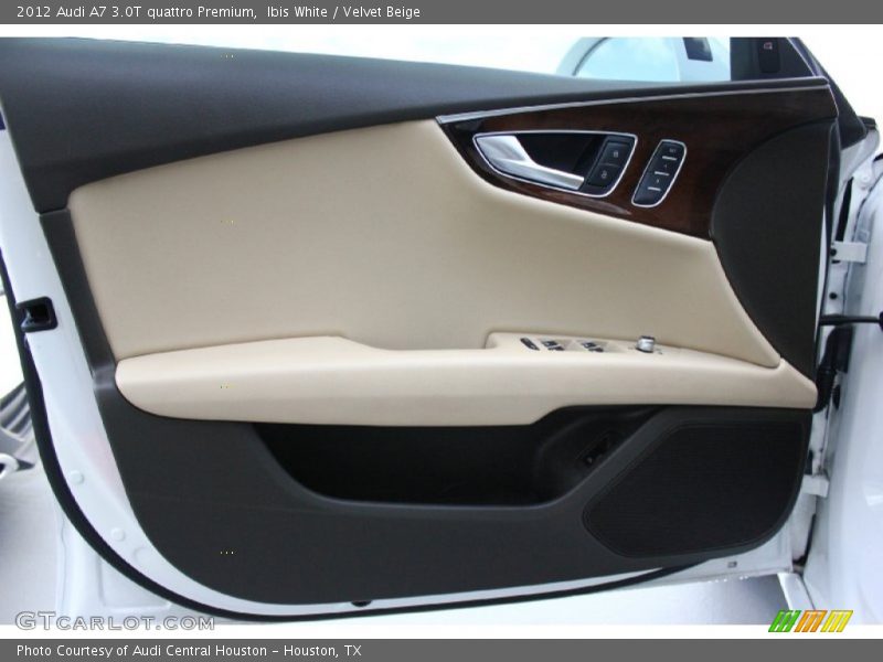 Ibis White / Velvet Beige 2012 Audi A7 3.0T quattro Premium