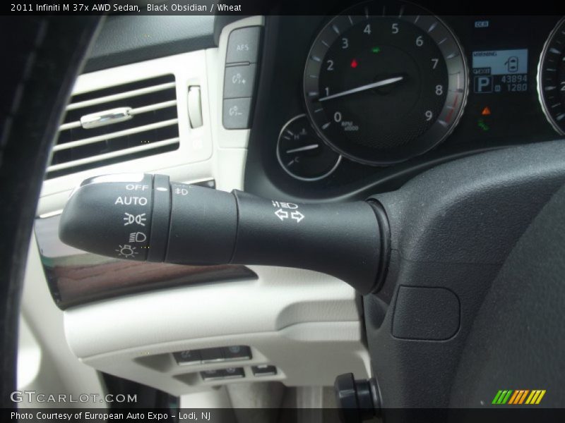 Black Obsidian / Wheat 2011 Infiniti M 37x AWD Sedan