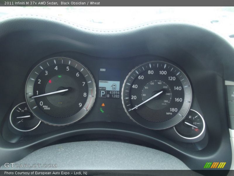 Black Obsidian / Wheat 2011 Infiniti M 37x AWD Sedan