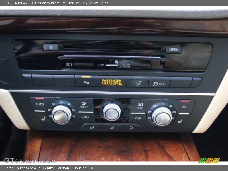 Ibis White / Velvet Beige 2012 Audi A7 3.0T quattro Premium