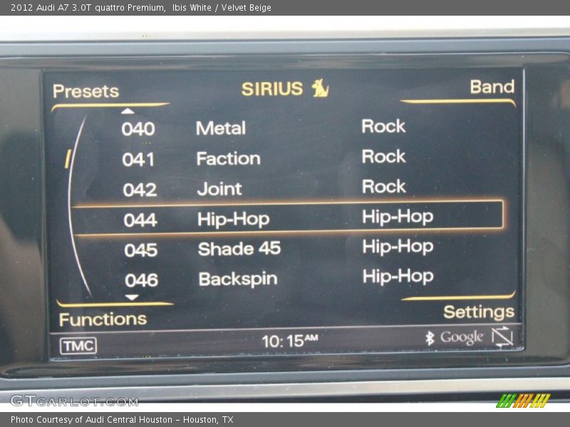 Ibis White / Velvet Beige 2012 Audi A7 3.0T quattro Premium