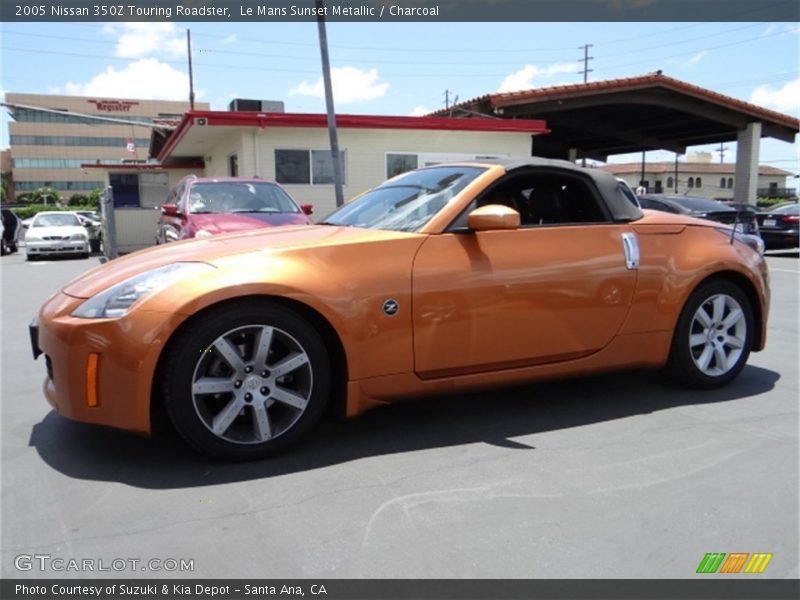 Le Mans Sunset Metallic / Charcoal 2005 Nissan 350Z Touring Roadster