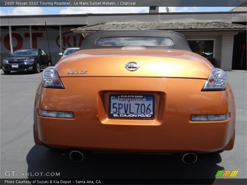 Le Mans Sunset Metallic / Charcoal 2005 Nissan 350Z Touring Roadster
