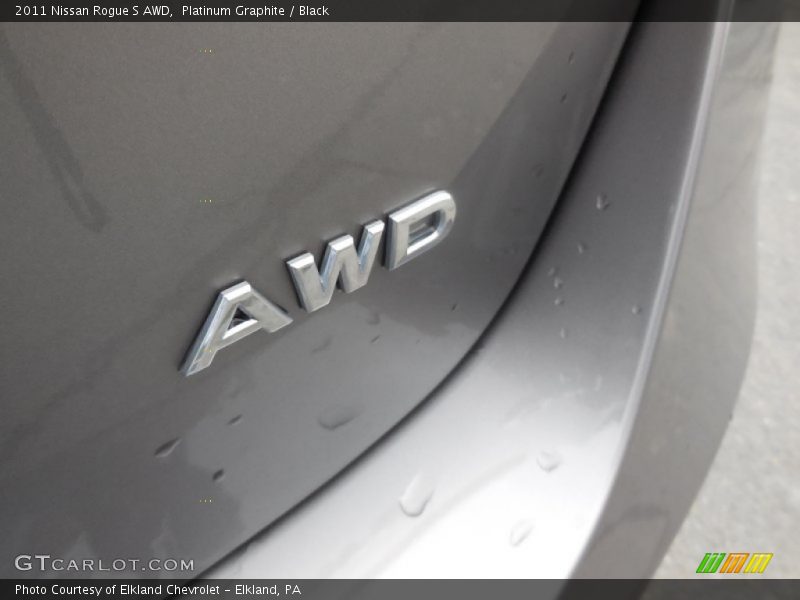 Platinum Graphite / Black 2011 Nissan Rogue S AWD