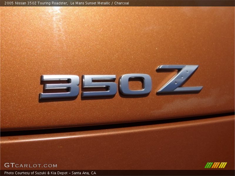 Le Mans Sunset Metallic / Charcoal 2005 Nissan 350Z Touring Roadster