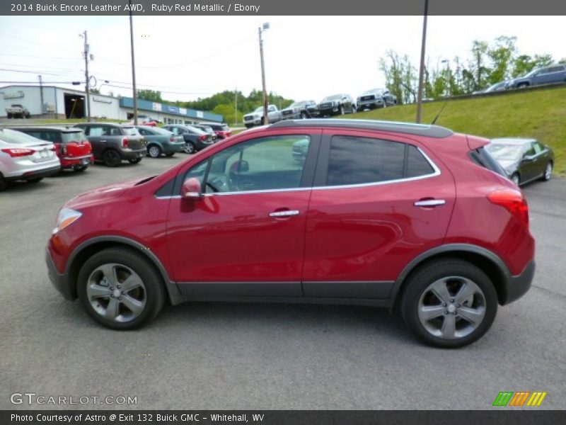  2014 Encore Leather AWD Ruby Red Metallic
