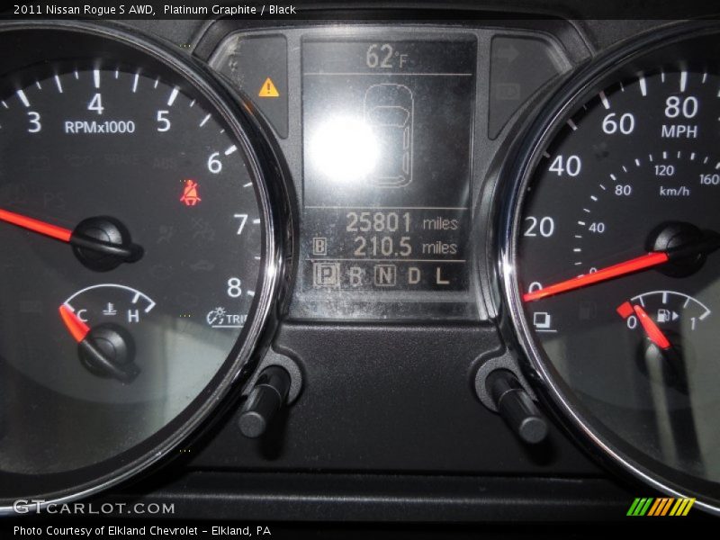 Platinum Graphite / Black 2011 Nissan Rogue S AWD