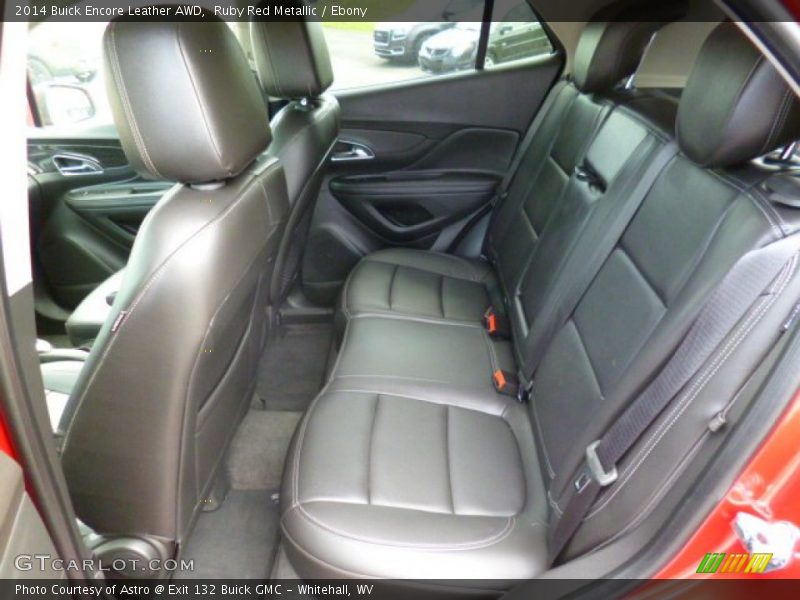 Rear Seat of 2014 Encore Leather AWD