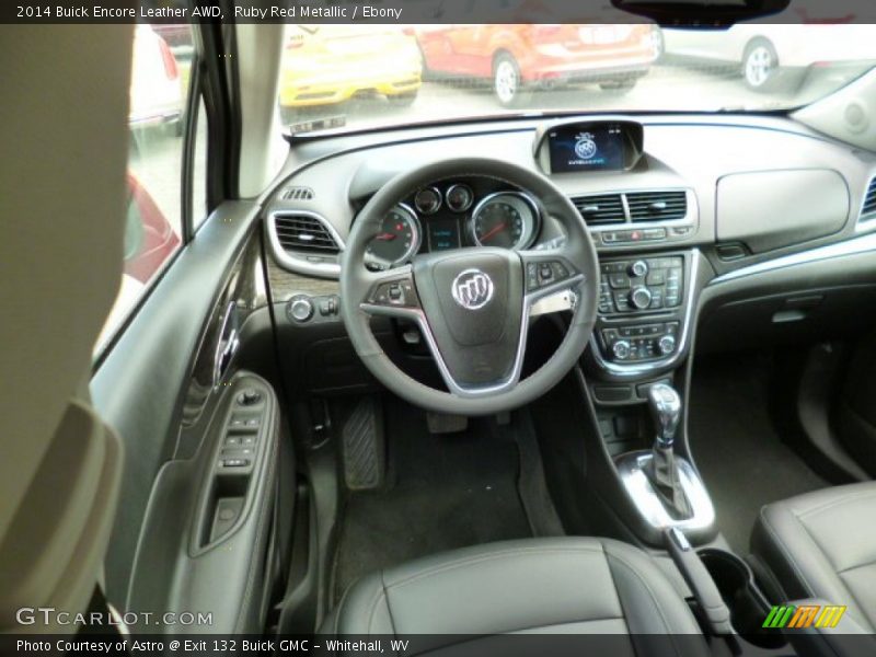 Dashboard of 2014 Encore Leather AWD