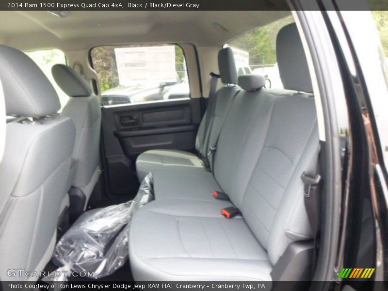 Black / Black/Diesel Gray 2014 Ram 1500 Express Quad Cab 4x4