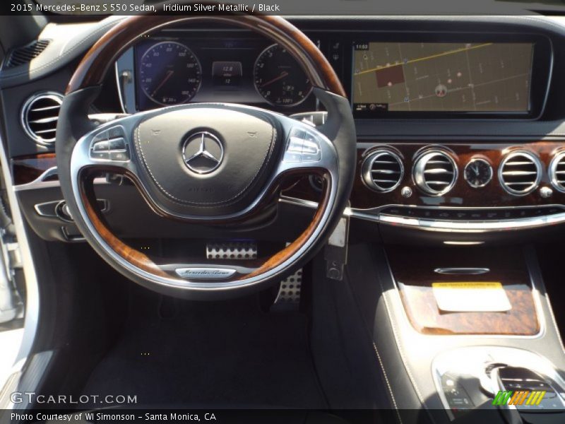 Dashboard of 2015 S 550 Sedan