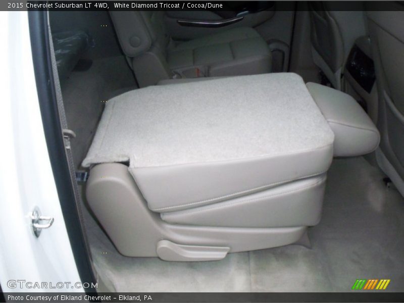 White Diamond Tricoat / Cocoa/Dune 2015 Chevrolet Suburban LT 4WD