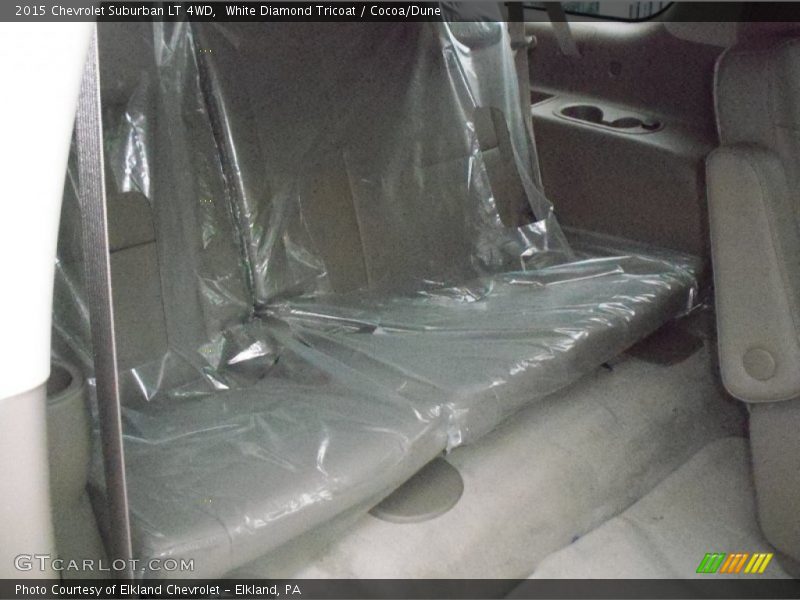 White Diamond Tricoat / Cocoa/Dune 2015 Chevrolet Suburban LT 4WD