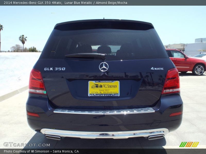 Lunar Blue Metallic / Almond Beige/Mocha 2014 Mercedes-Benz GLK 350 4Matic