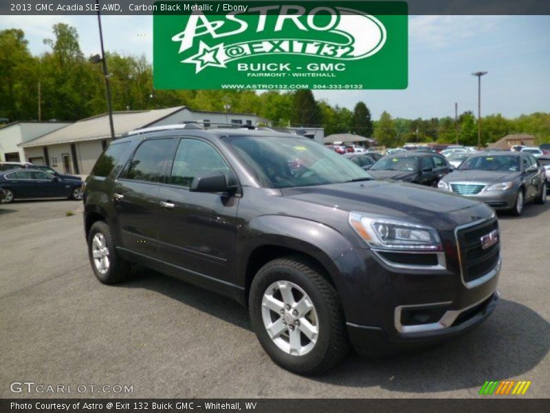 Carbon Black Metallic / Ebony 2013 GMC Acadia SLE AWD