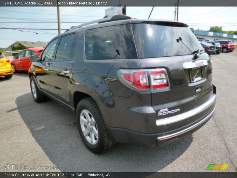 Carbon Black Metallic / Ebony 2013 GMC Acadia SLE AWD