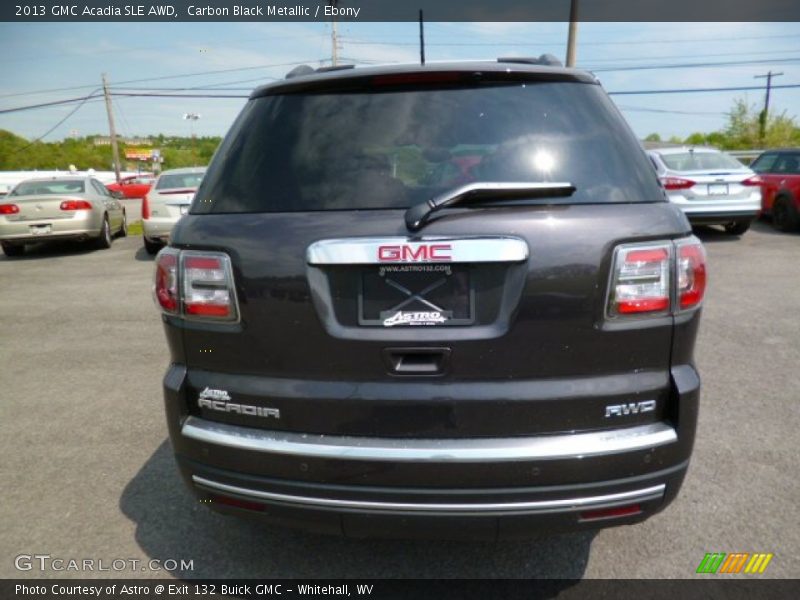 Carbon Black Metallic / Ebony 2013 GMC Acadia SLE AWD