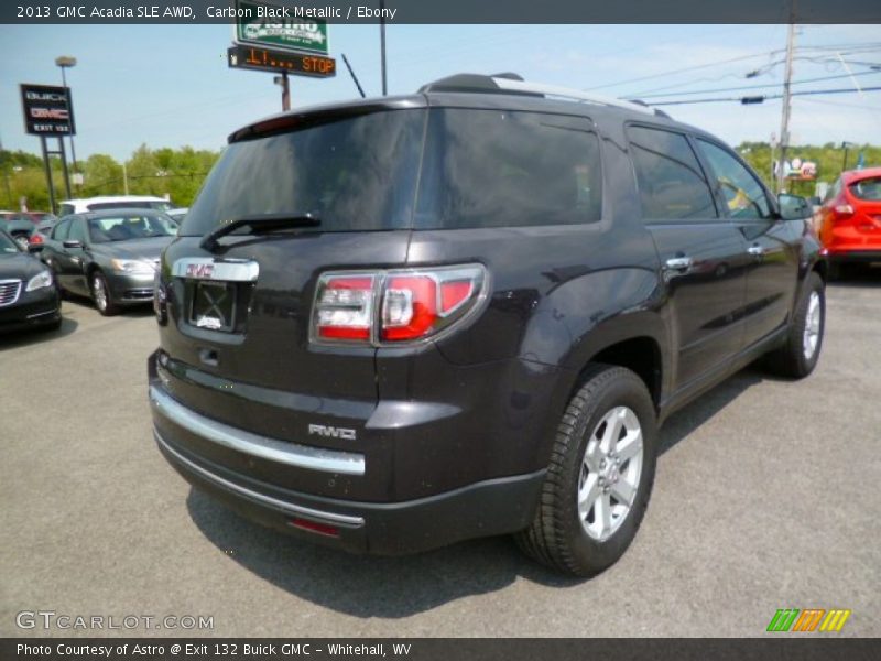 Carbon Black Metallic / Ebony 2013 GMC Acadia SLE AWD
