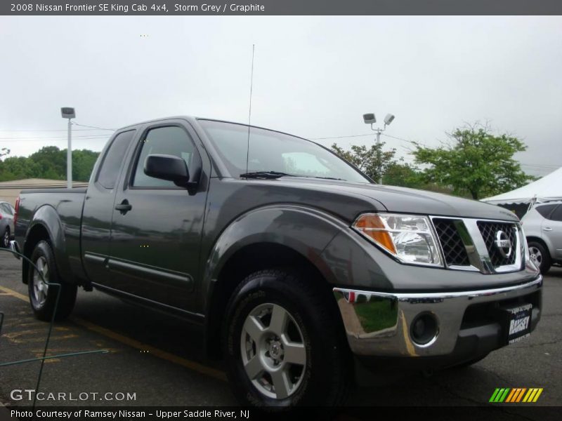 Storm Grey / Graphite 2008 Nissan Frontier SE King Cab 4x4