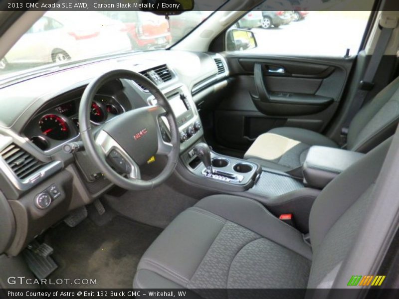 Ebony Interior - 2013 Acadia SLE AWD 