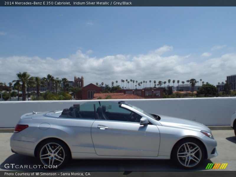 Iridium Silver Metallic / Grey/Black 2014 Mercedes-Benz E 350 Cabriolet