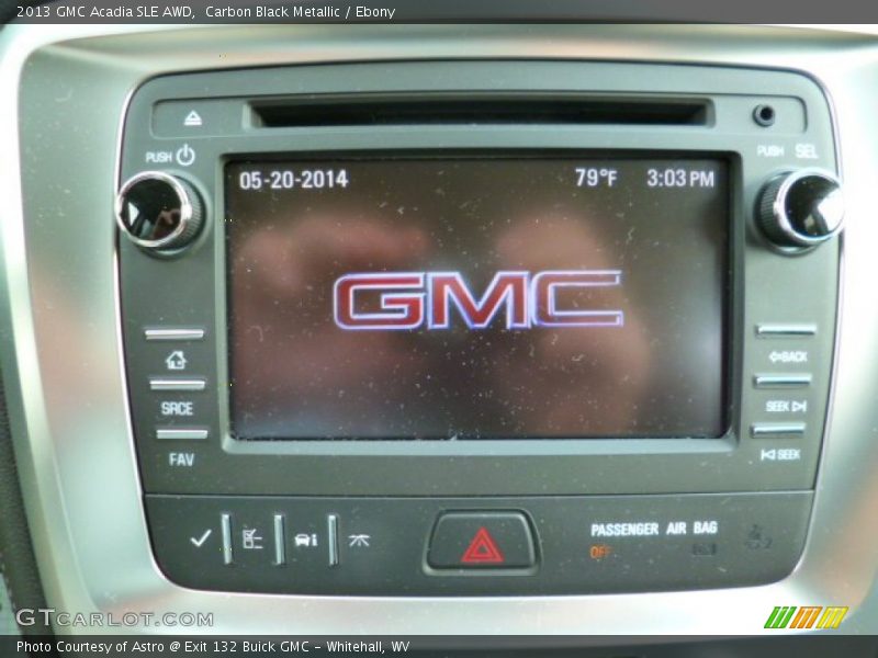 Carbon Black Metallic / Ebony 2013 GMC Acadia SLE AWD