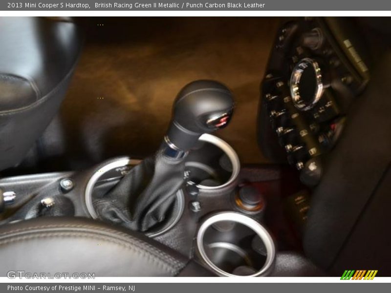 British Racing Green II Metallic / Punch Carbon Black Leather 2013 Mini Cooper S Hardtop