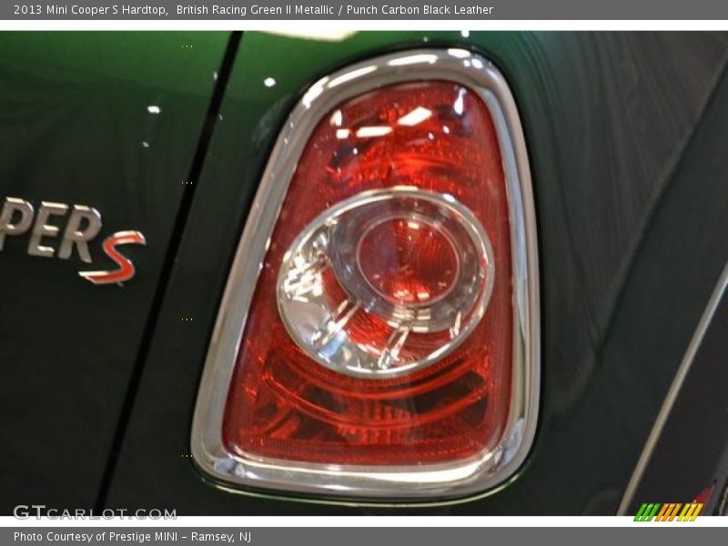 British Racing Green II Metallic / Punch Carbon Black Leather 2013 Mini Cooper S Hardtop