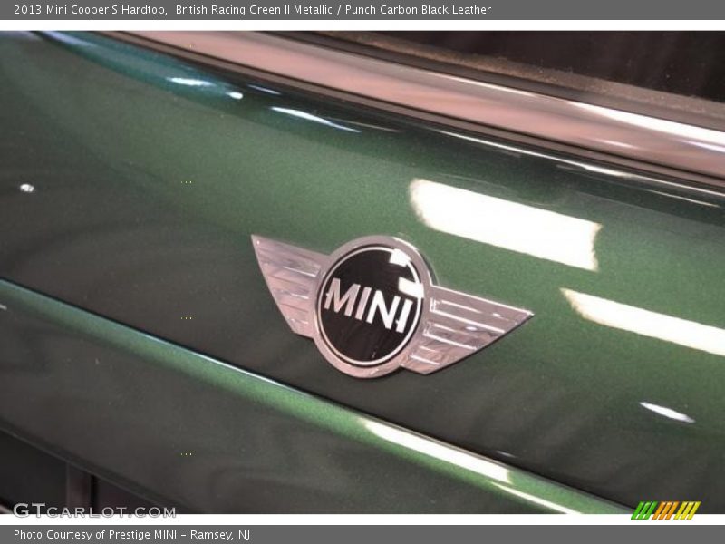 British Racing Green II Metallic / Punch Carbon Black Leather 2013 Mini Cooper S Hardtop