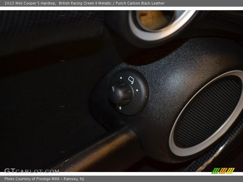 British Racing Green II Metallic / Punch Carbon Black Leather 2013 Mini Cooper S Hardtop